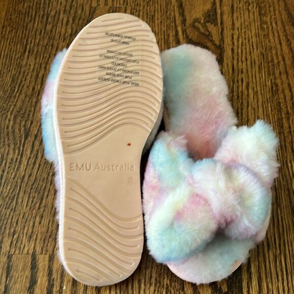 EMU Australia Tie-Dye Mayberry Slippers By Anthropologie W9 - Picture 7 of 8